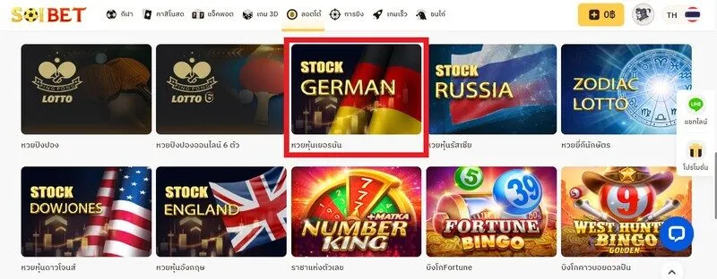 เรียนรู้เกี่ยวกับเกม Stock German Soibet 