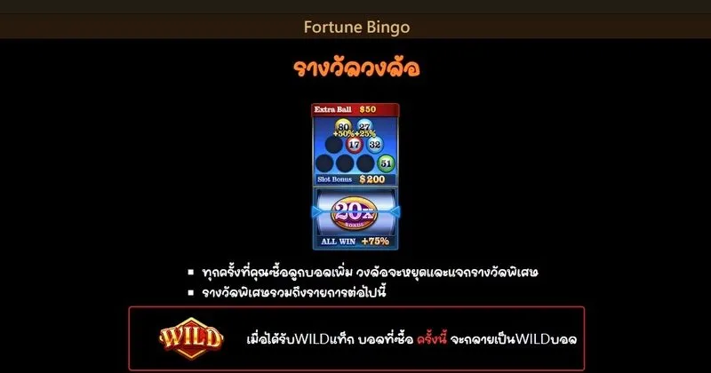 ค้นพบคุณสมบัติที่น่าสนใจของ Fortune Bingo Soibet 